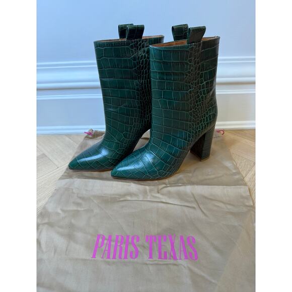 Paris Texas Embossed Leather Boots EU 37 - Picture 3 of 9